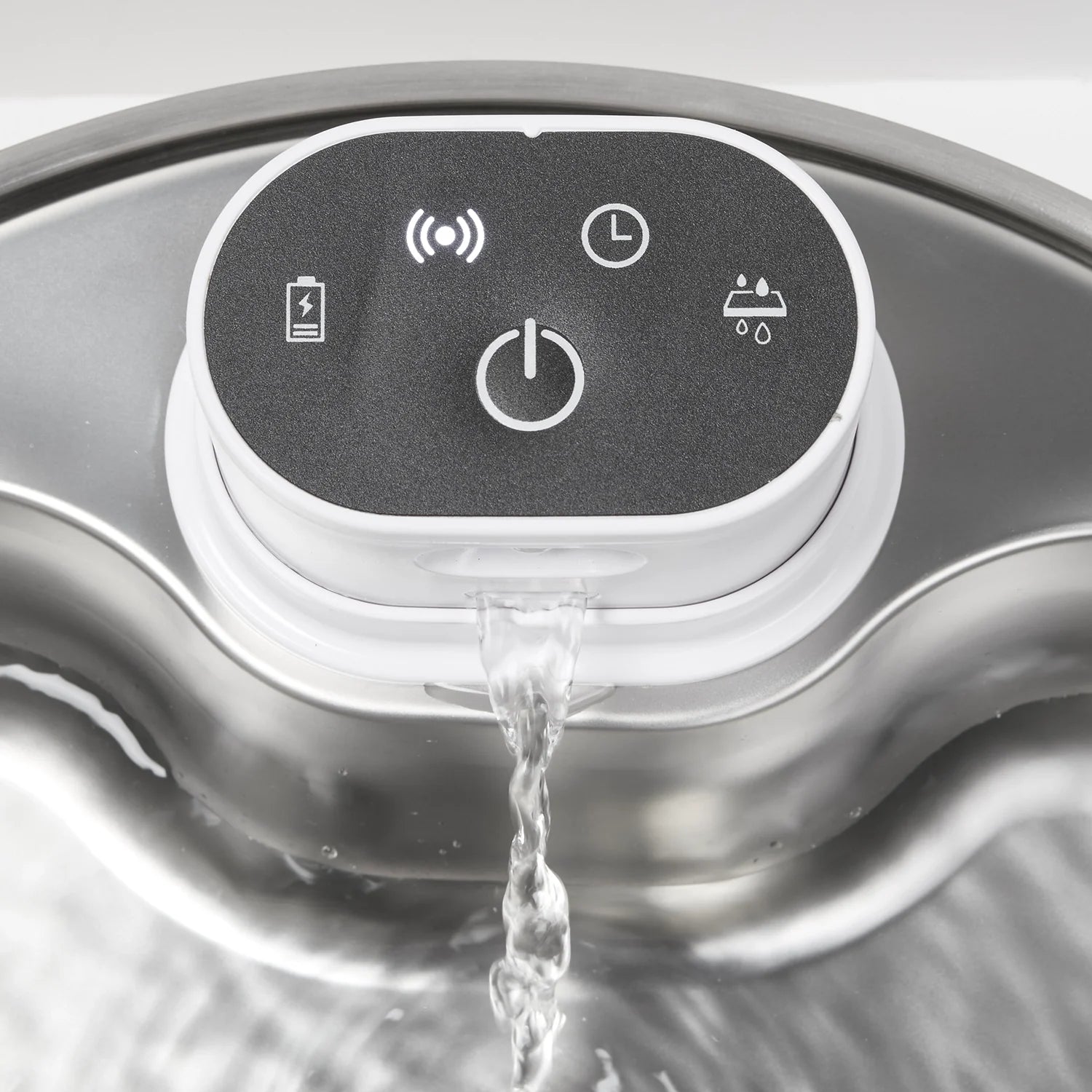 Cat Mate 2.2 Litre Stainless Steel Cordless Cat Water Fountain