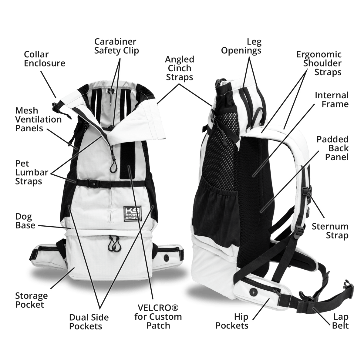 Klearance Knavigate | Advanced Carrier with Internal Frame & Hip Belt