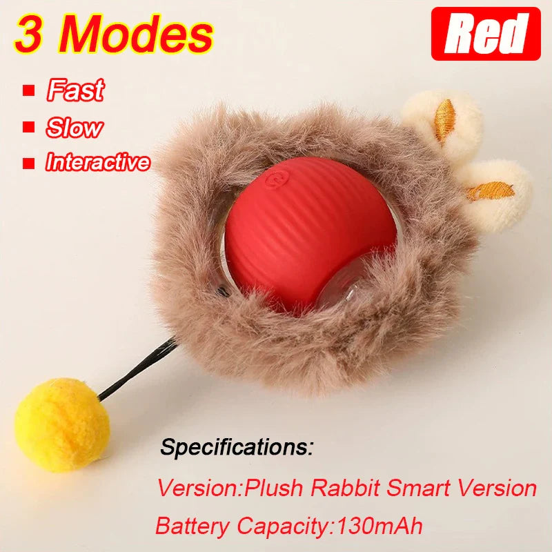 Smart Interactive Rolling Ball Toy for Cats & Dogs