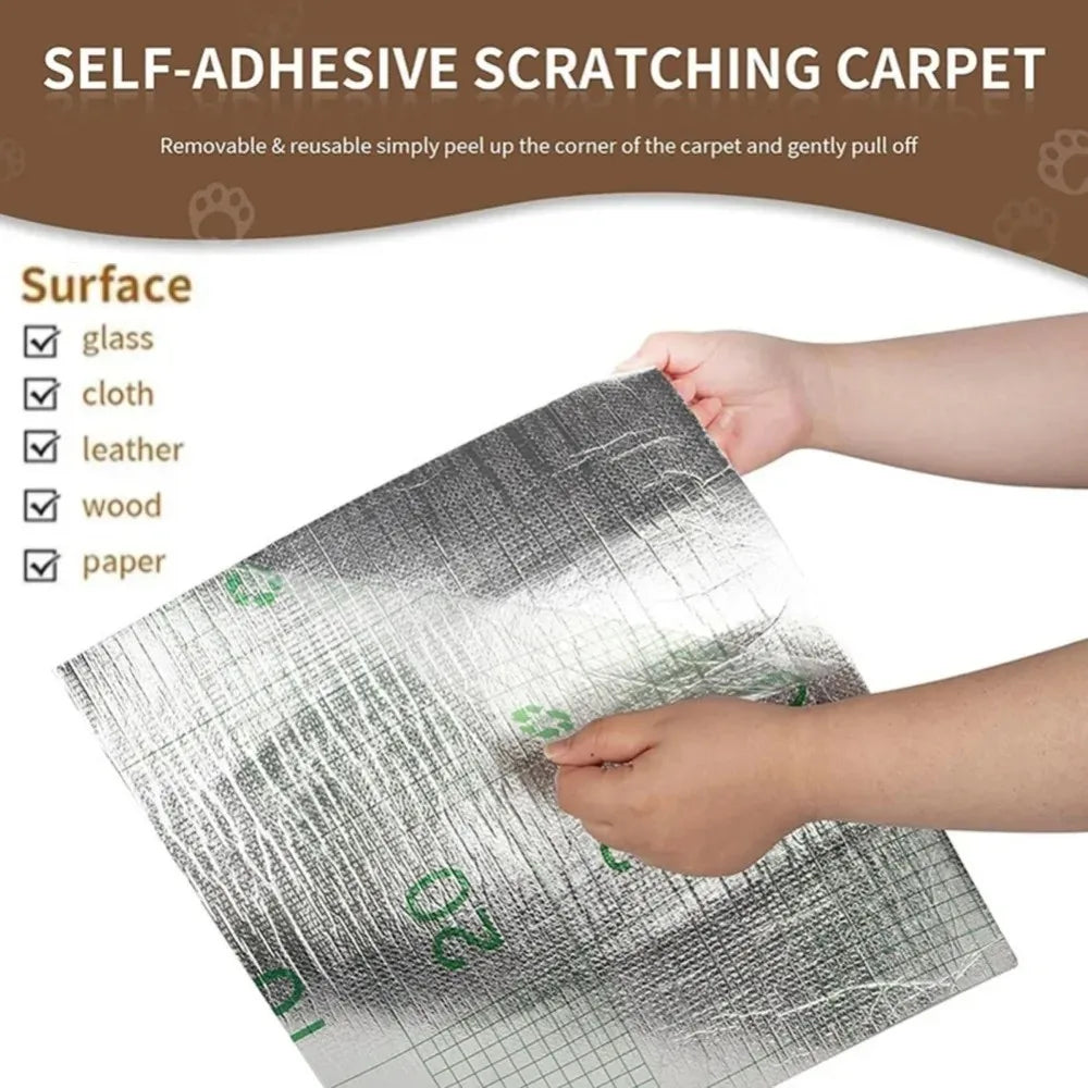 Self-Adhesive Cat Scratching Mat – Trimmable Furniture Protector