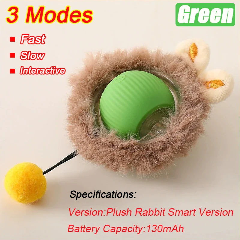 Smart Interactive Rolling Ball Toy for Cats & Dogs