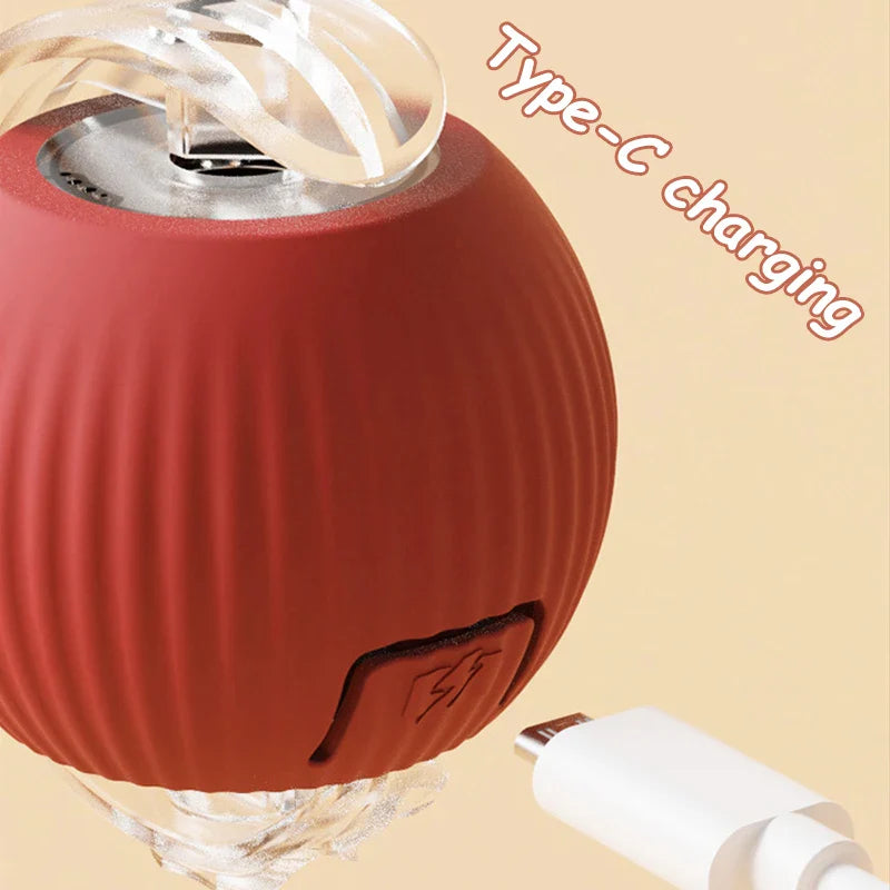 Smart Interactive Rolling Ball Toy for Cats & Dogs