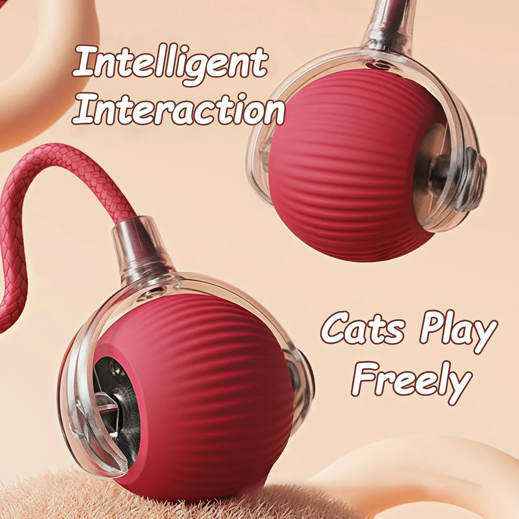 Smart Interactive Rolling Ball Toy for Cats & Dogs