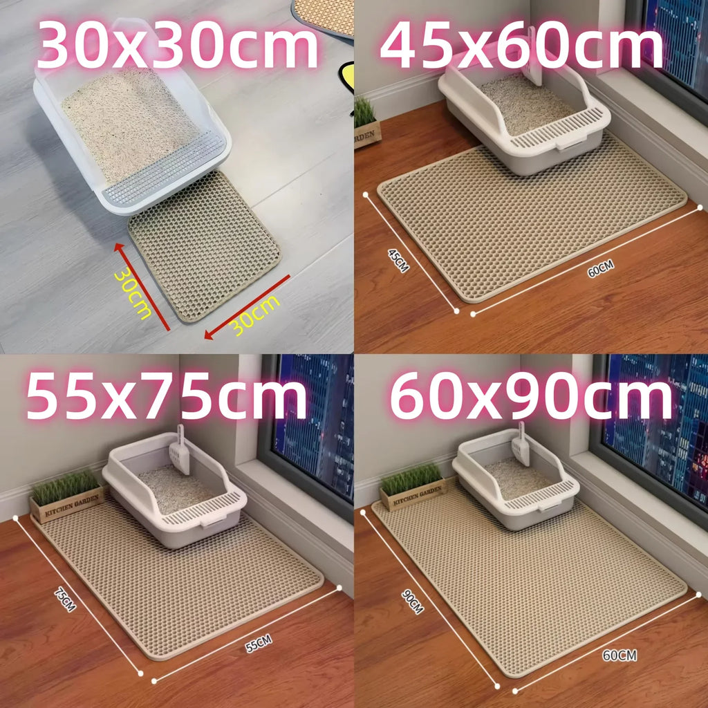 Extra Large Cat Litter Mat – Heavy Duty & Waterproof