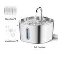 ZYFeeder 2.2L Stainless Steel Pet Water Fountain