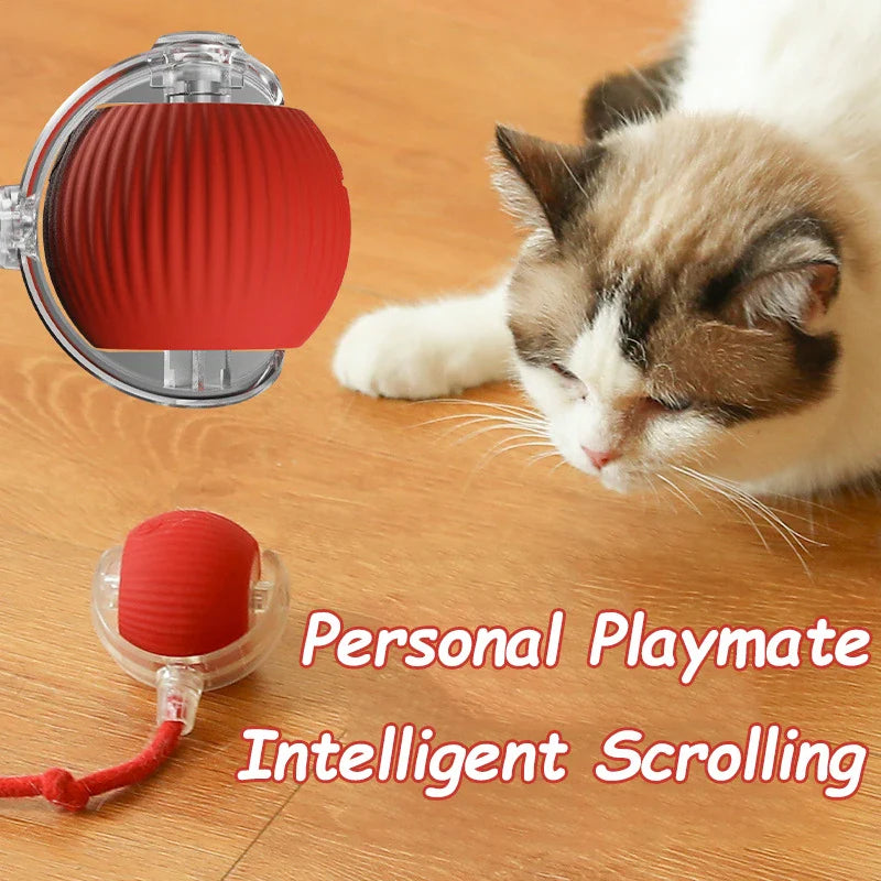 Smart Interactive Rolling Ball Toy for Cats & Dogs