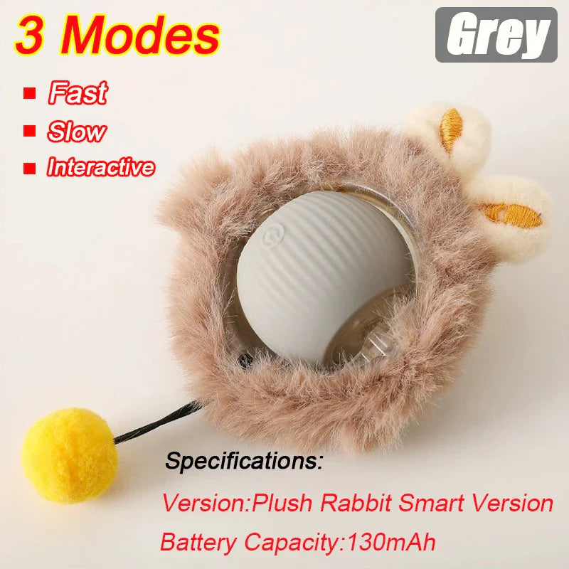 Smart Interactive Rolling Ball Toy for Cats & Dogs
