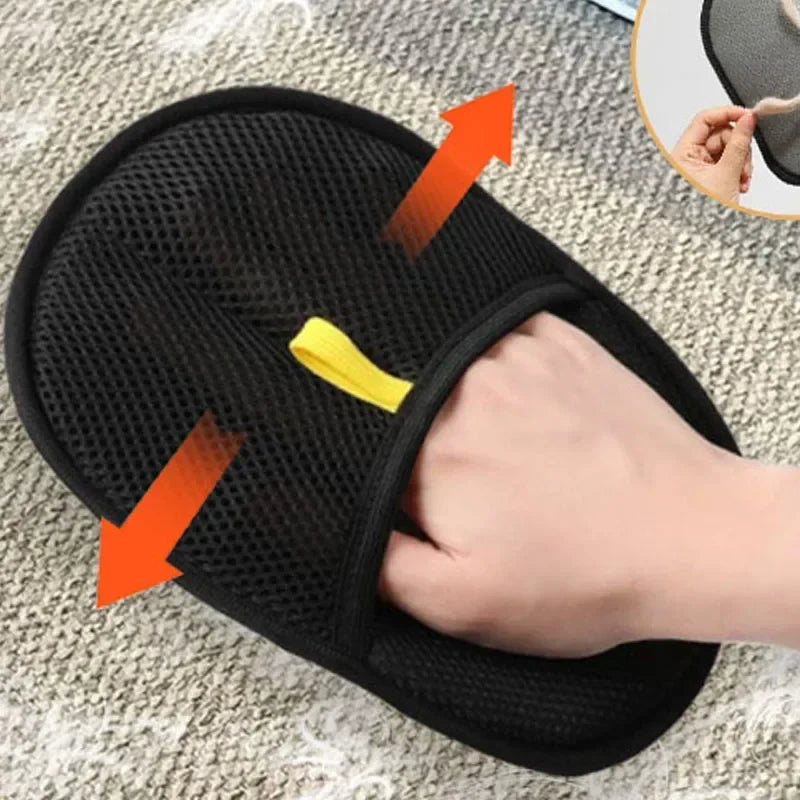 Pet Hair Remover Gloves – Double-Sided Deshedding Brush