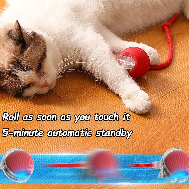 Smart Interactive Rolling Ball Toy for Cats & Dogs