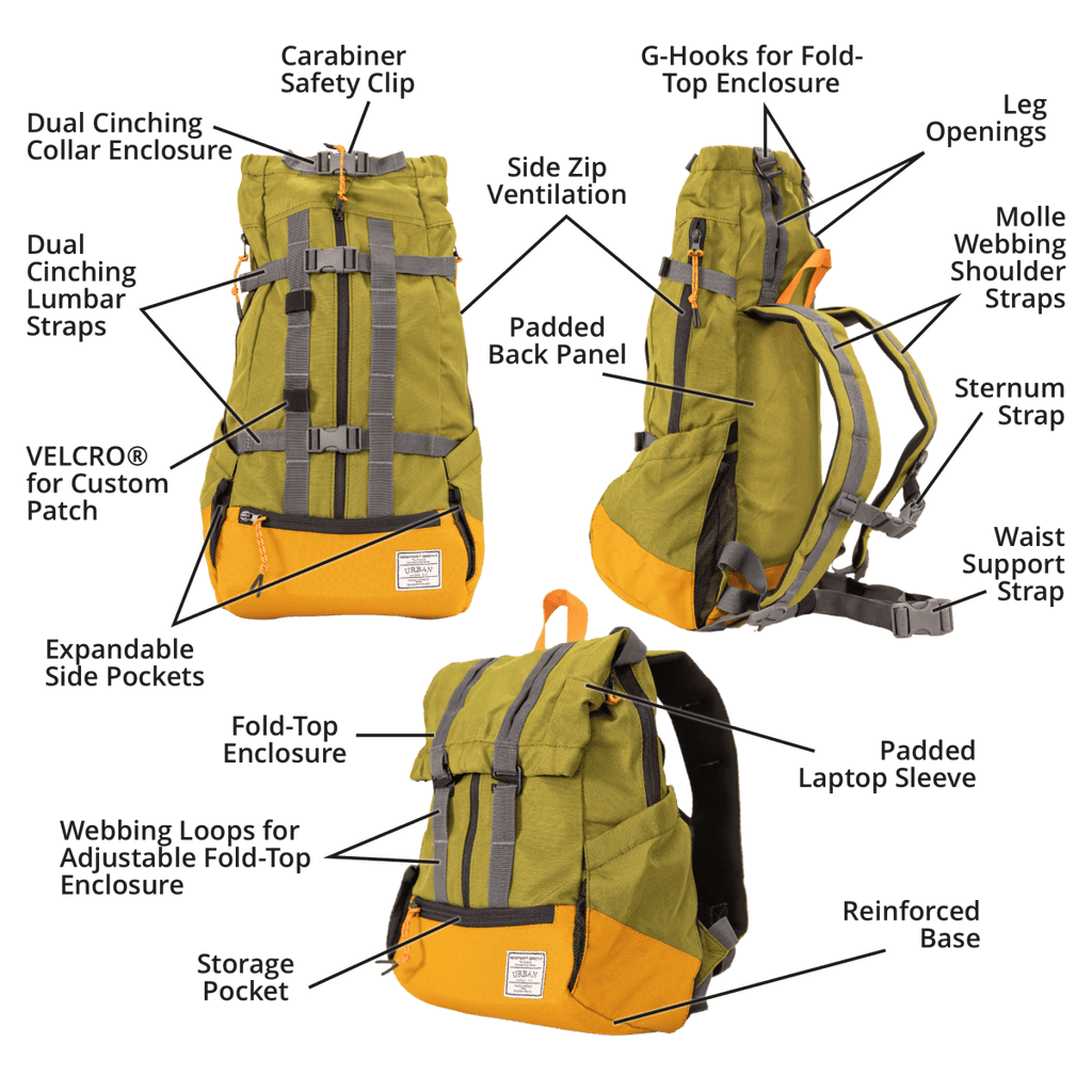 Klearance Urban 3 | Dual Use Dog Carrier & Traditional Backpack